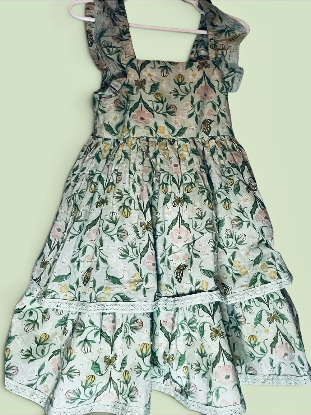 cupcakes and cashmere Floral Dress Size 5T Like New